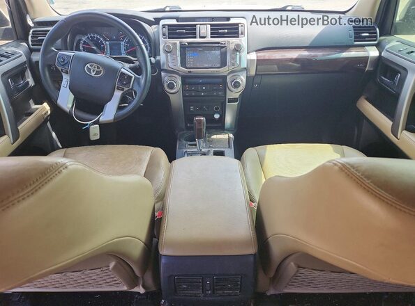 JTEZU5JR7K5200719 2019 TOYOTA 4RUNNER White Widok deski rozdzielczej