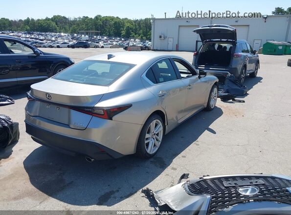 JTHA81F21M5045614 2021 LEXUS IS 300 Серый Задняя правая четверть