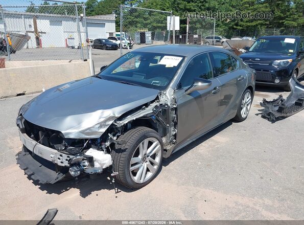 JTHA81F21M5045614 2021 LEXUS IS 300 Серый Вид спереди
