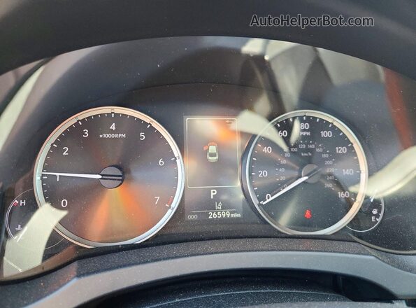 JTHA81F29M5045358 2021 LEXUS IS Silver Вид щитка приладів