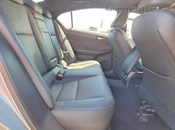 JTHA81F29M5045358 2021 LEXUS IS Silver Вид задніх сидінь