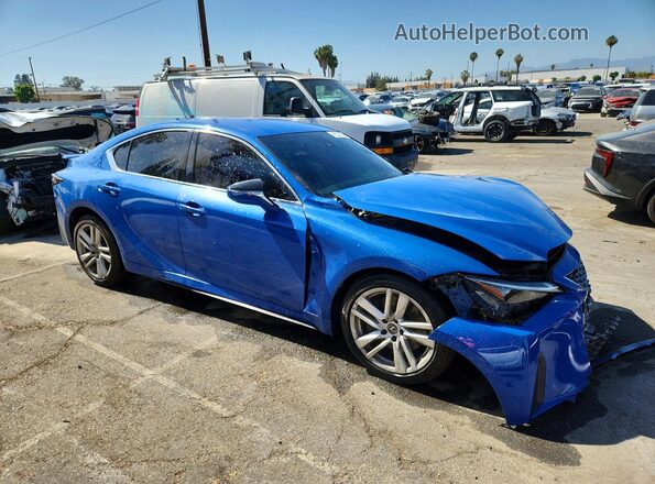 JTHAA1D28M5116413 2021 LEXUS IS Blue Front right