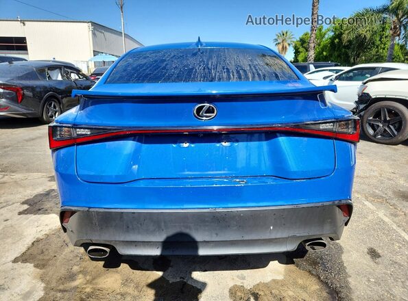 JTHAA1D28M5116413 2021 LEXUS IS Blue Rear view