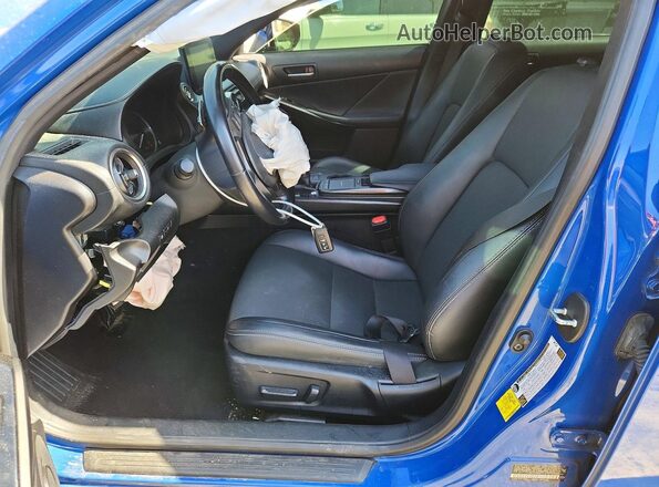 JTHAA1D28M5116413 2021 LEXUS IS Blue Front interior view