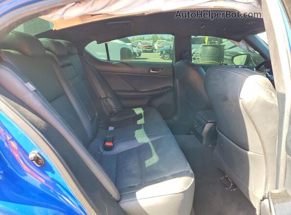 JTHAA1D28M5116413 2021 LEXUS IS Blue Rear seats view