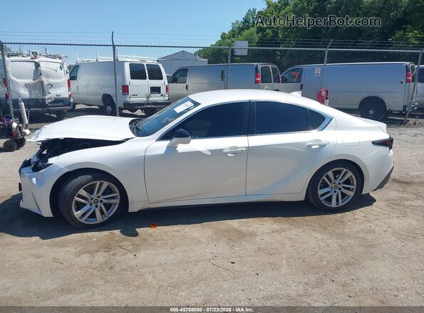 JTHAA1D2XM5116686 2021 LEXUS IS 300 White 