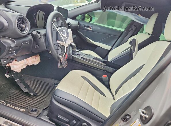 JTHAP1D20S5007438 2025 LEXUS IS Silver Vista interior delantera