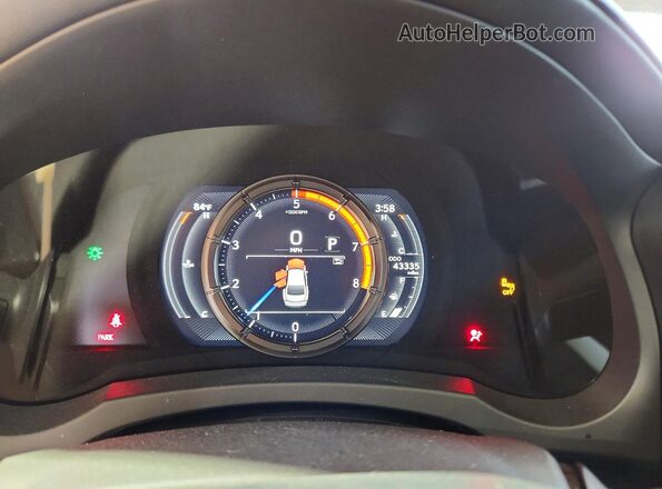 JTHAP1D22R5006284 2024 LEXUS IS Gray Вид щитка приладів