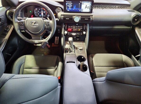 JTHAP1D22R5006284 2024 LEXUS IS Gray Вид панелі приладів