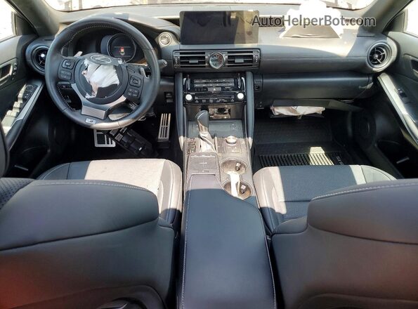 JTHAP1D24R5005931 2024 LEXUS IS Gray Առջևի վահանակի տեսք