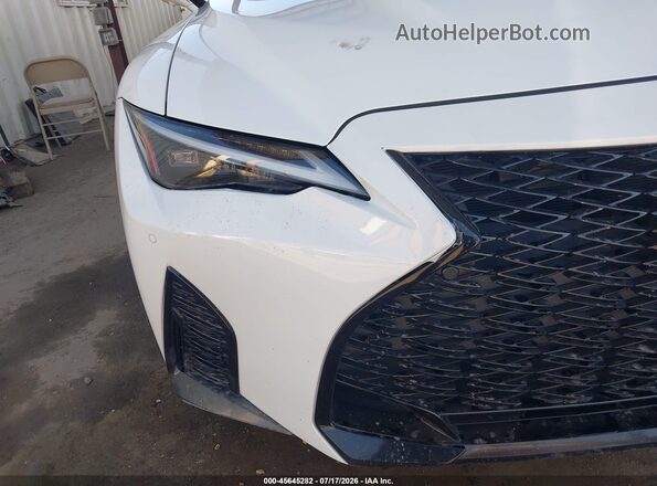 JTHAP1D27N5001138 2022 LEXUS IS 500 White Դիմացի տեսք