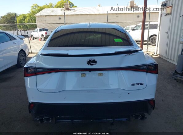 JTHAP1D27N5001138 2022 LEXUS IS 500 White 