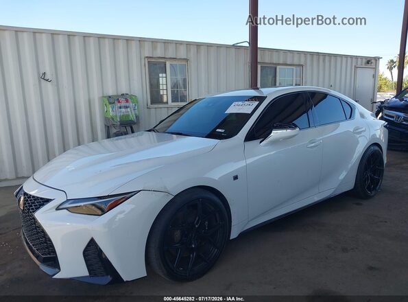 JTHAP1D27N5001138 2022 LEXUS IS 500 White Սալոնի 360 աստիճան տեսք
