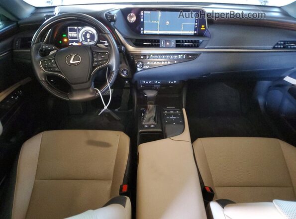 JTHB21B12K2012879 2019 LEXUS ES White Вид панелі приладів