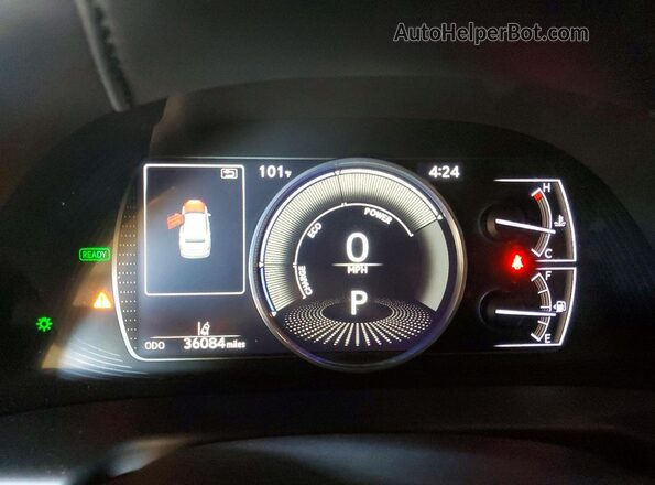 JTHB21B12K2012879 2019 LEXUS ES White Вид щитка приладів