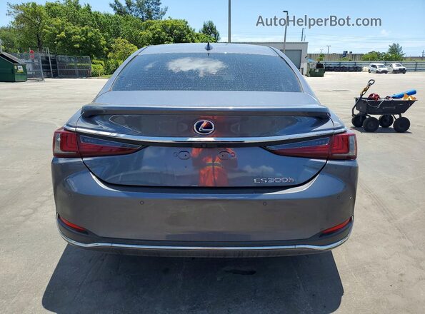 JTHB21B16K2012125 2019 LEXUS ES Gray უკანა ხედი