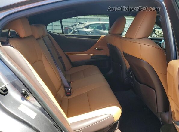 JTHB21B16K2012125 2019 LEXUS ES Gray უკანა სავარძლების ხედი
