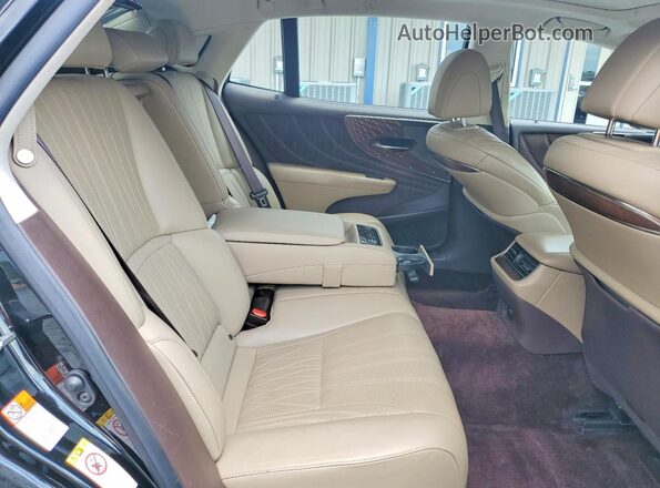 JTHB51FF3K5007749 2019 LEXUS LS Black Вид задніх сидінь