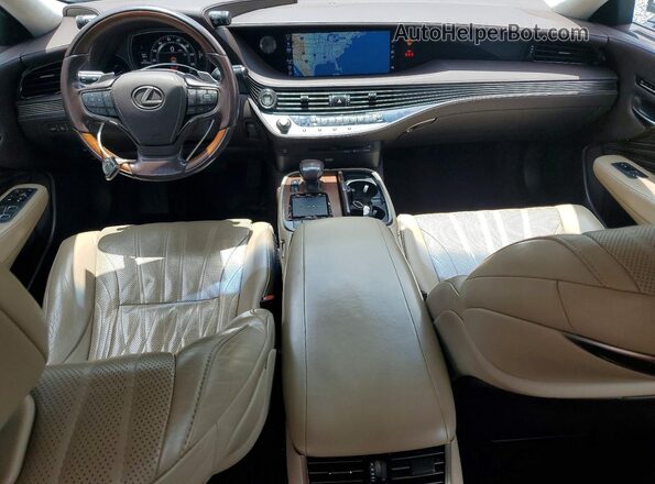 JTHB51FF3K5007749 2019 LEXUS LS Black Вид панелі приладів