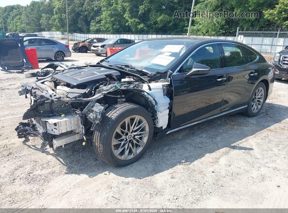 JTHB51FF3K5010392 2019 LEXUS LS 500 Black Vista tres cuartos delantera izquierda