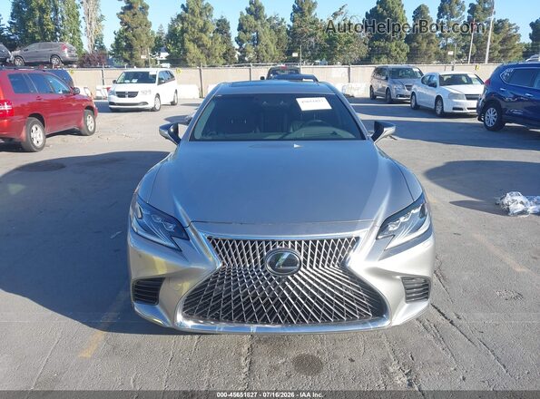 JTHB51FF4J5005250 2018 LEXUS LS 500 Silver ხელსაწყოთა პანელის ხედი