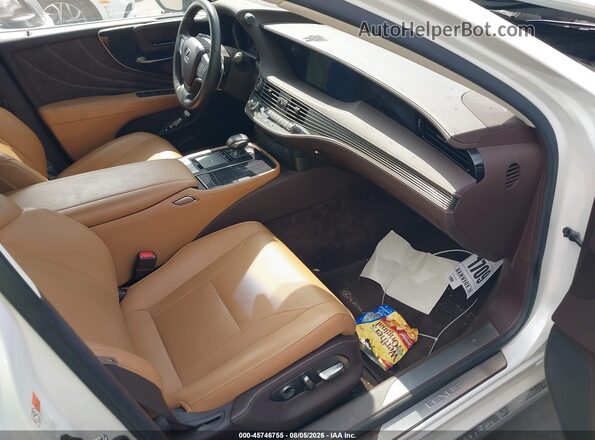 JTHB51FF9K5008436 2019 LEXUS LS 500 White Вид салону спереду