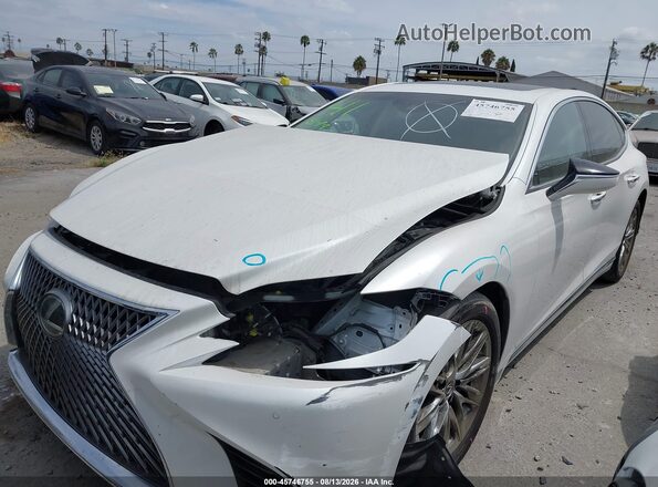 JTHB51FF9K5008436 2019 LEXUS LS 500 White Передня ліва чверть