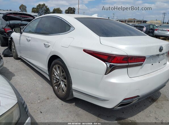 JTHB51FF9K5008436 2019 LEXUS LS 500 White Задня ліва чверть