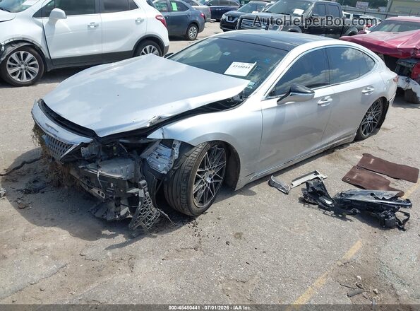 JTHB5LFF9J5004932 2018 LEXUS LS 500 Серый Передняя левая четверть