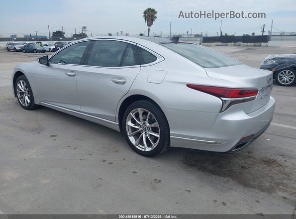 JTHB5LFFXJ5004132 2018 LEXUS LS 500 Silver უკანა მარცხენა