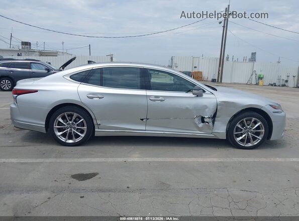 JTHB5LFFXJ5004132 2018 LEXUS LS 500 Silver უკანა სალონის ხედი