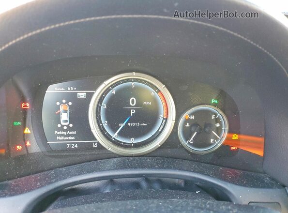 JTHBA1BL8GA000320 2016 LEXUS GS Серый Вид щитка приборов