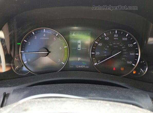 JTHBA1BL9GA000777 2016 LEXUS GS White Вид щитка приладів