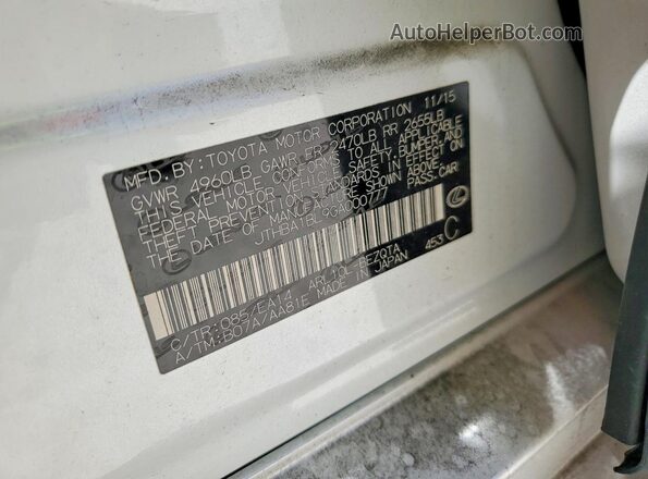 JTHBA1BL9GA000777 2016 LEXUS GS White Вид підкапотного простору
