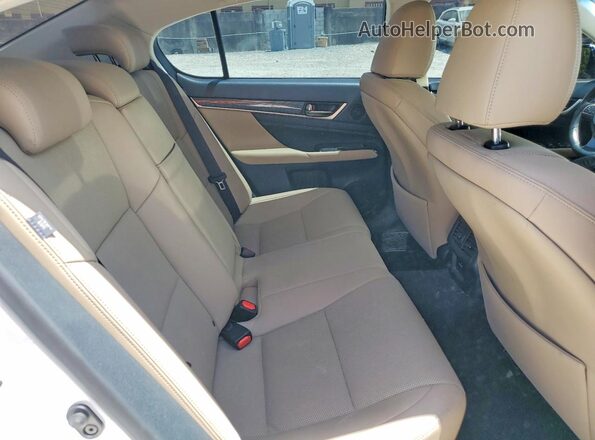 JTHBA1BL9GA000777 2016 LEXUS GS White Вид задніх сидінь