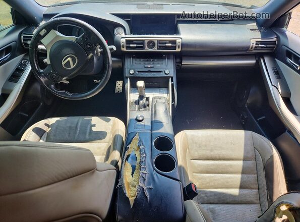 JTHBA1D20G5003631 2016 LEXUS IS Gray Dashboard view