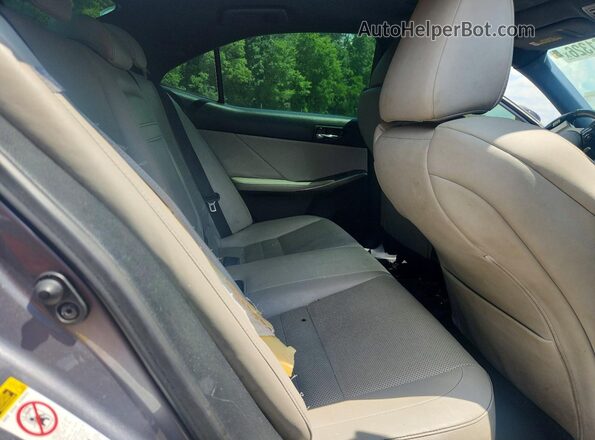 JTHBA1D20G5003631 2016 LEXUS IS Gray Rear seats view