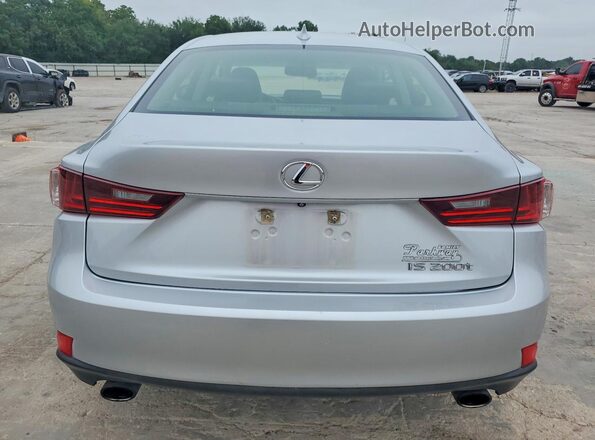 JTHBA1D20G5015908 2016 LEXUS IS Silver Հետևի տեսք