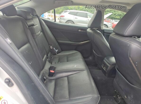 JTHBA1D20G5015908 2016 LEXUS IS Silver Հետևի նստատեղերի տեսք