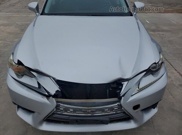 JTHBA1D20G5015908 2016 LEXUS IS Silver Սալոնի հետևի տեսք