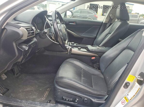 JTHBA1D20G5015908 2016 LEXUS IS Silver Սալոնի դիմացի տեսք