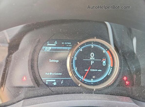JTHBA1D20G5033146 2016 LEXUS IS Черный Вид щитка приборов
