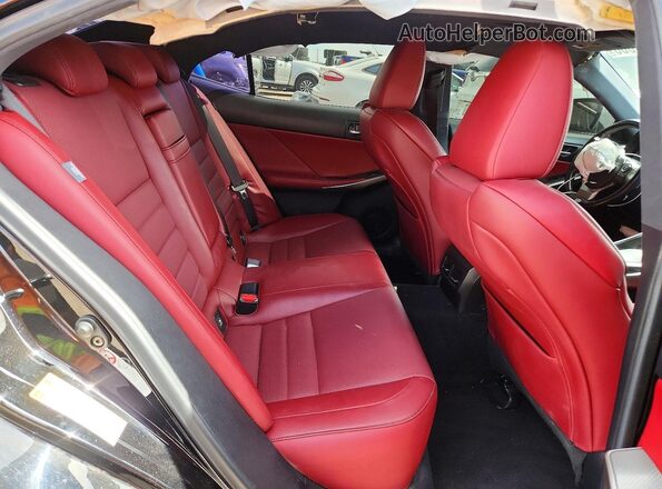 JTHBA1D20G5033146 2016 LEXUS IS Черный Вид задних сидений
