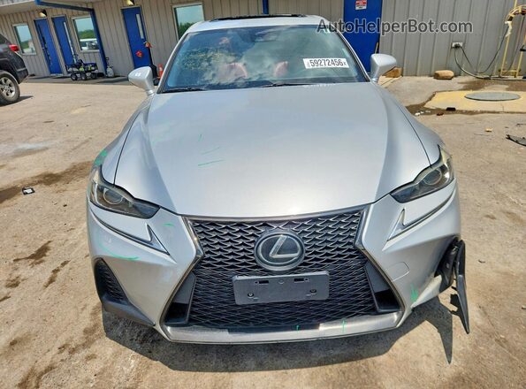JTHBA1D20H5055844 2017 LEXUS IS Silver წინა ხედი