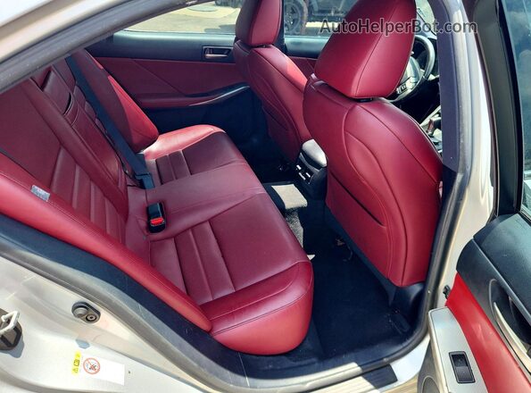 JTHBA1D20H5055844 2017 LEXUS IS Silver უკანა სავარძლების ხედი