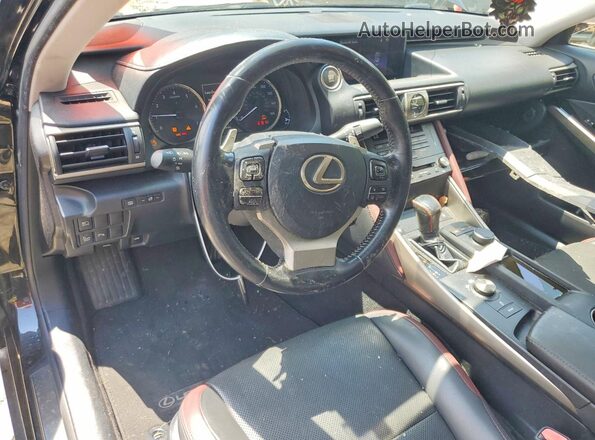 JTHBA1D20H5059053 2017 LEXUS IS Black წინა პანელის ხედი