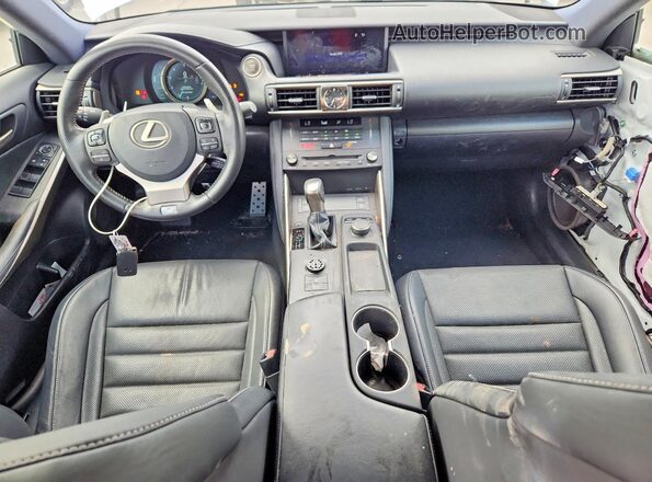 JTHBA1D20K5084171 2019 LEXUS IS White Vista del salpicadero