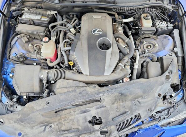 JTHBA1D20K5087670 2019 LEXUS IS Blue Widok wnętrza z tyłu