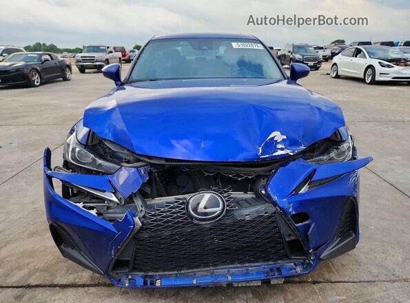 JTHBA1D20K5087670 2019 LEXUS IS Blue Widok z przodu