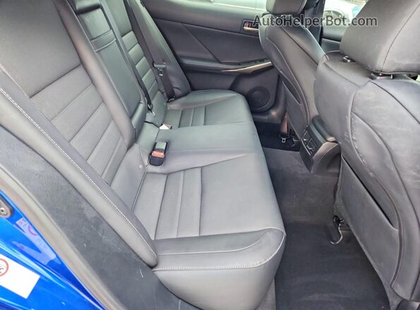 JTHBA1D20K5087670 2019 LEXUS IS Blue Widok tylnych siedzeń